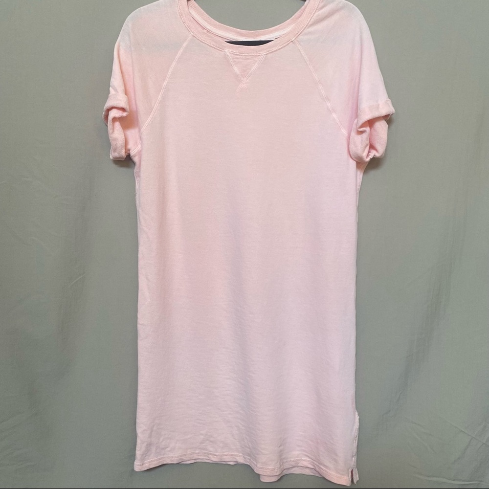H&M light pink tshirt dress